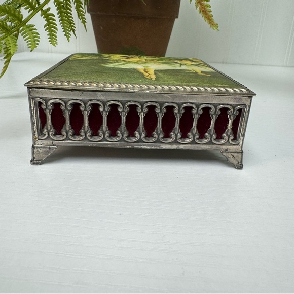 Vintage Jewelry - Trinket Box "Danseuses En Jaune" - Picture 9 of 11